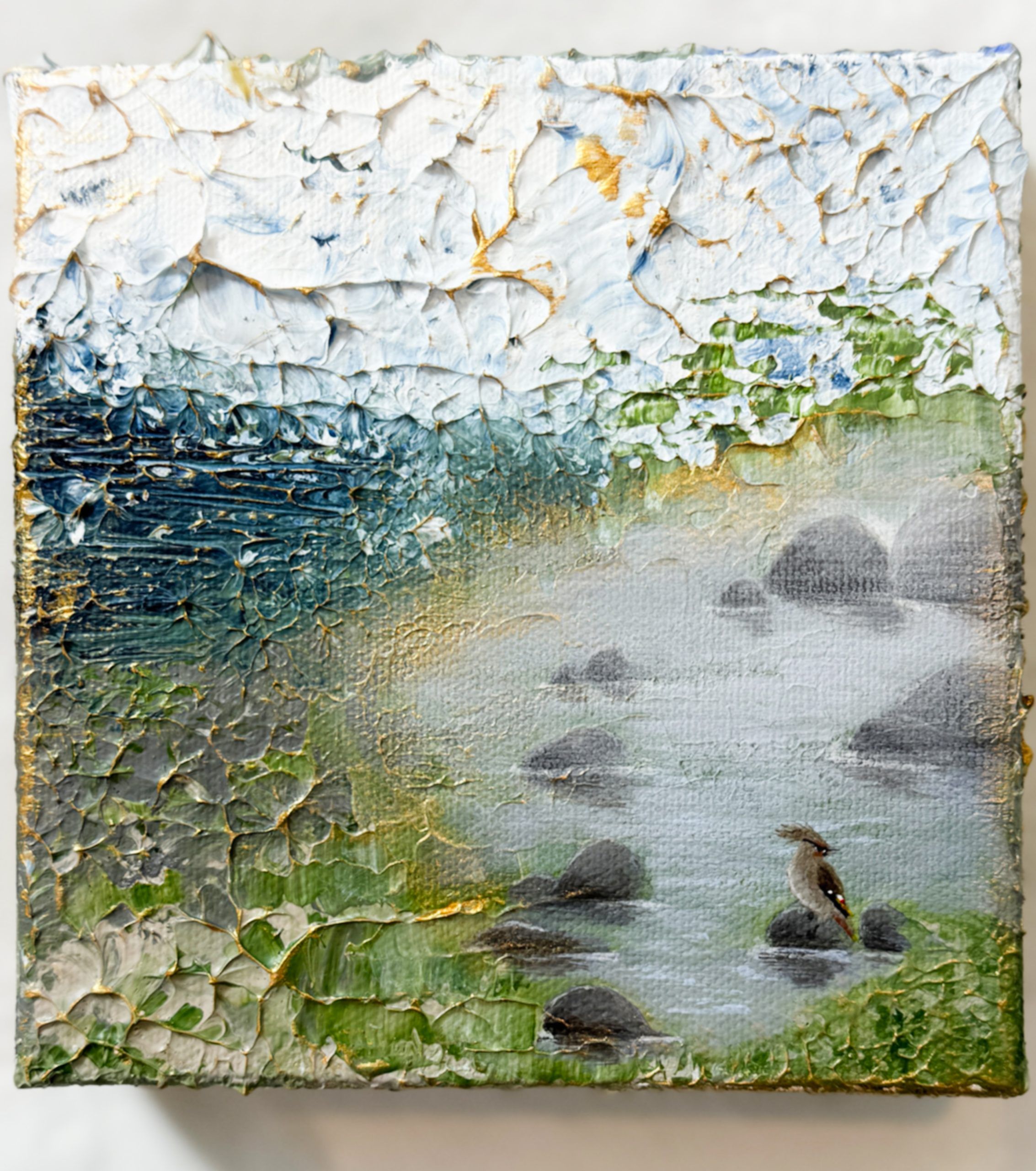 minitavla, cute paintings, texturerad tavla, textured painting, pastel tavla, tavla göteborg, semiabstrakt tavla, abstrakt tavla, pastell colors, pastell hem, sagolik tavla, fairy tale painting